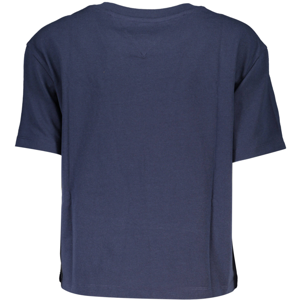 TOMMY HILFIGER WOMEN'S BLUE SHORT SLEEVE T-SHIRT