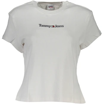 TOMMY HILFIGER WHITE WOMEN'S SHORT SLEEVE T-SHIRT