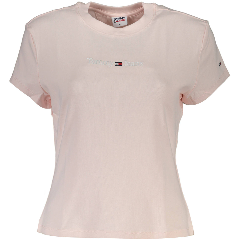 TOMMY HILFIGER PINK WOMEN'S T-SHIRT