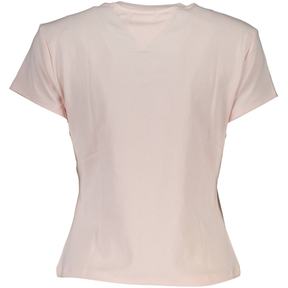 TOMMY HILFIGER PINK WOMEN'S T-SHIRT