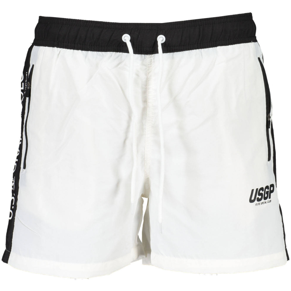 US GRAND POLO SWIM SHORTS WHITE