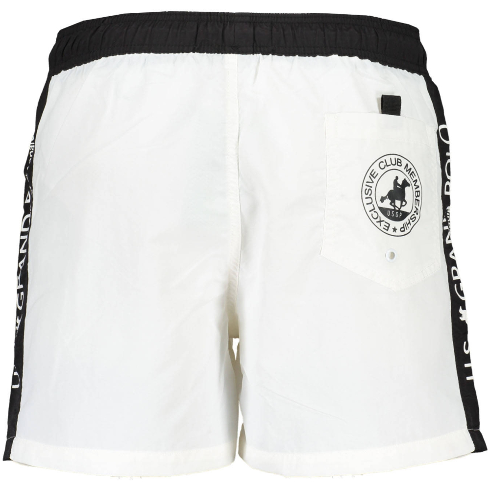 US GRAND POLO SWIM SHORTS WHITE