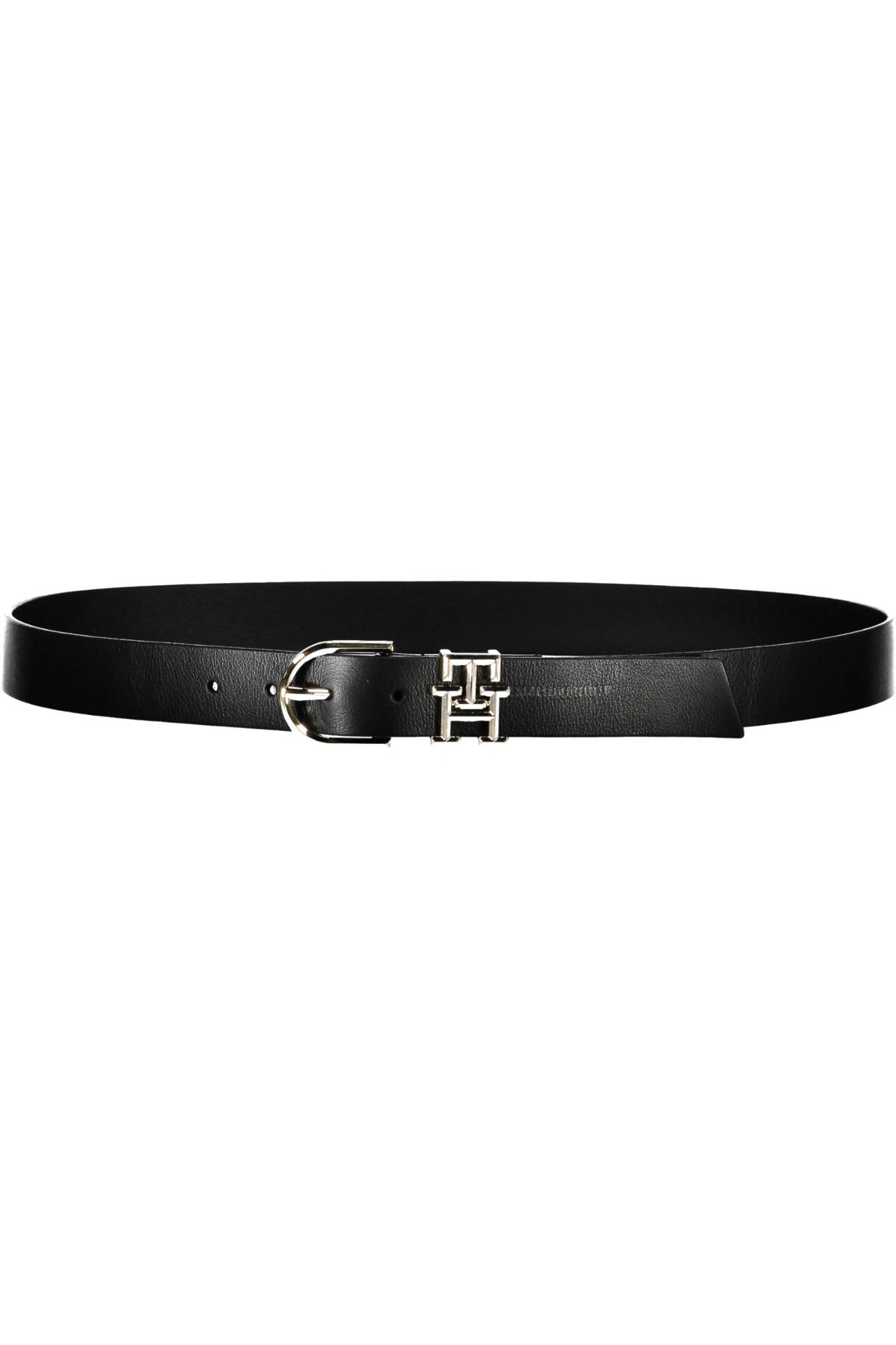 TOMMY HILFIGER WOMEN'S BLACK LEATHER BELT TOMMY HILFIGER WOMEN'S BLACK LEATHER BELT