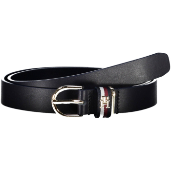 TOMMY HILFIGER WOMEN'S NAVY BLUE LEATHER BELT