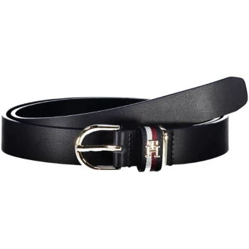 TOMMY HILFIGER WOMEN'S NAVY BLUE LEATHER BELT