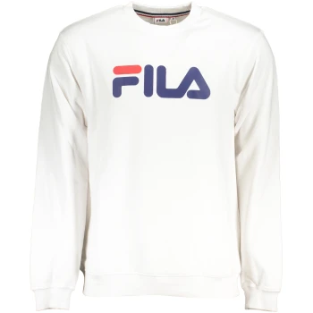 FILA MEN'S WHITE SWEATSHIRT FILA MEN'S WHITE SWEATSHIRT