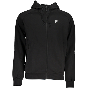 FILA MEN'S BLACK ZIPPED SWEATSHIRT FILA MEN'S BLACK ZIPPED SWEATSHIRT