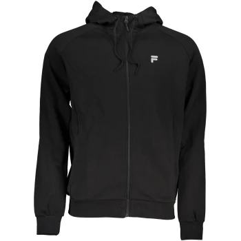 FILA MEN'S BLACK ZIPPED SWEATSHIRT