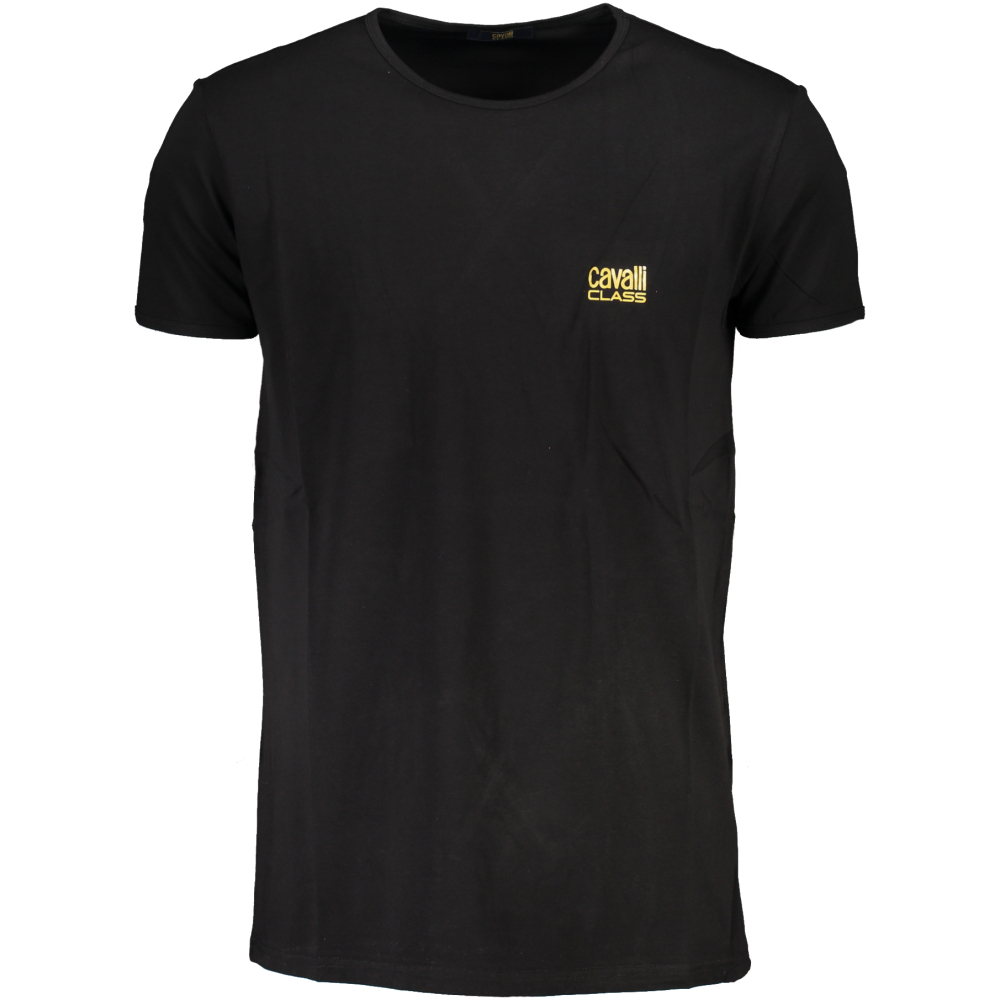 CAVALLI CLASS MEN'S BLACK T-SHIRT