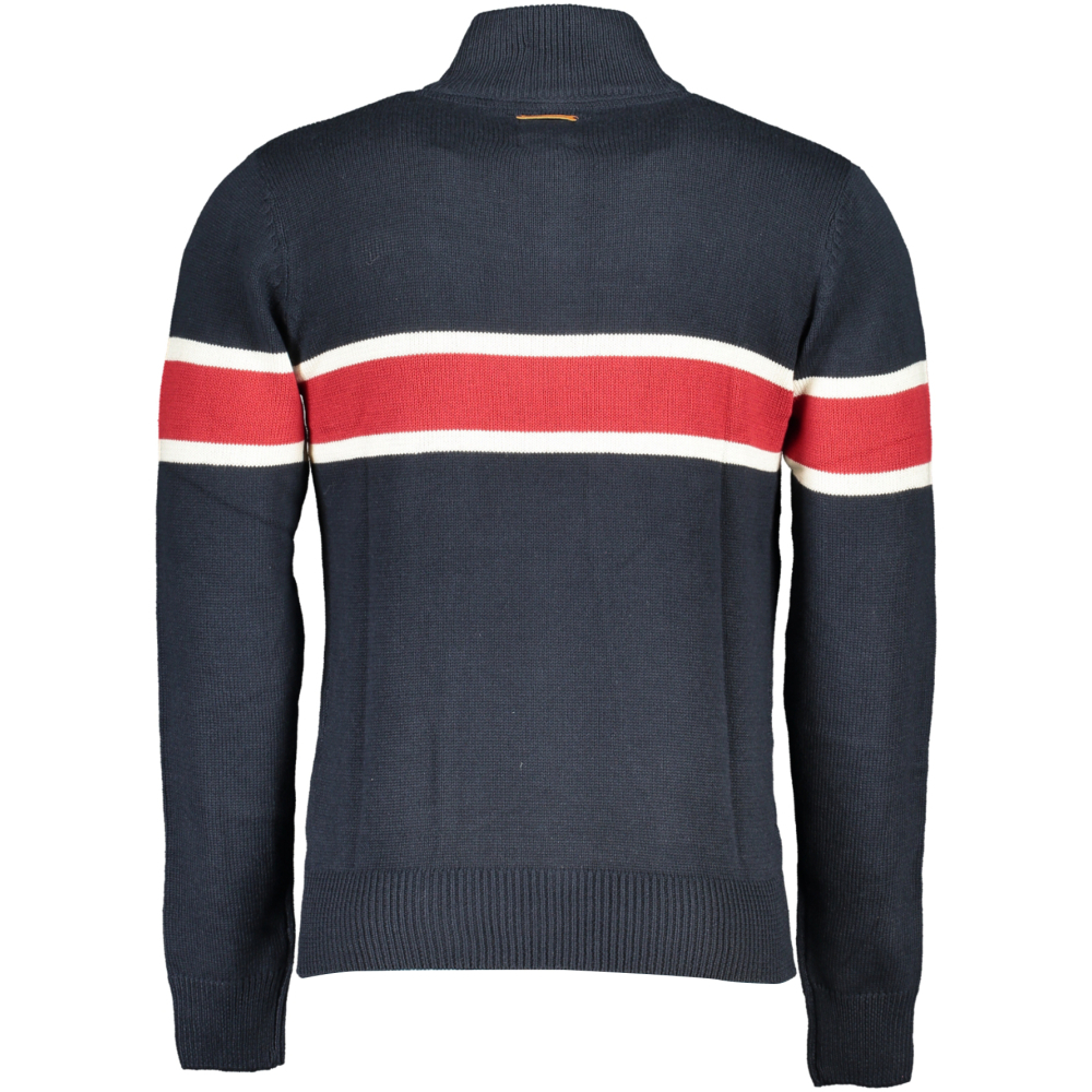 GIAN MARCO VENTURI MEN'S HALF ZIP SWEATER