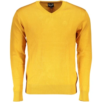 GIAN MARCO VENTURI MEN'S YELLOW SWEATER