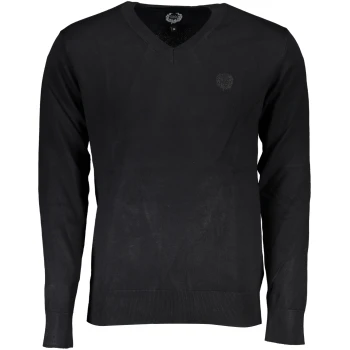 GIAN MARCO VENTURI MEN'S BLACK SWEATER