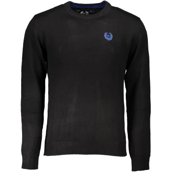 GIAN MARCO VENTURI MEN'S BLACK SWEATER