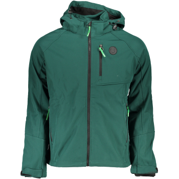 GIAN MARCO VENTURI MEN'S BLACK ZIPPED SWEATSHIRT