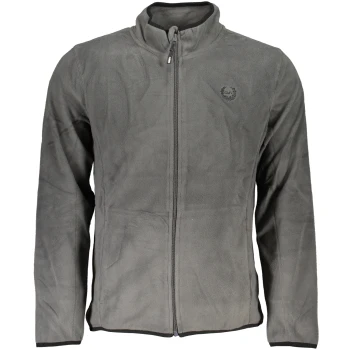 GIAN MARCO VENTURI MEN'S GRAY ZIPPED SWEATSHIRT