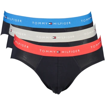 TOMMY HILFIGER MEN'S BLACK BRIEFS 3 PACK