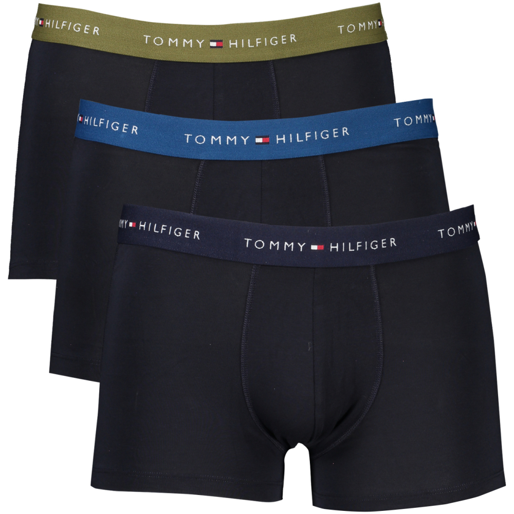 TOMMY HILFIGER MEN'S NAVY BLUE BOXERS 3-PACK