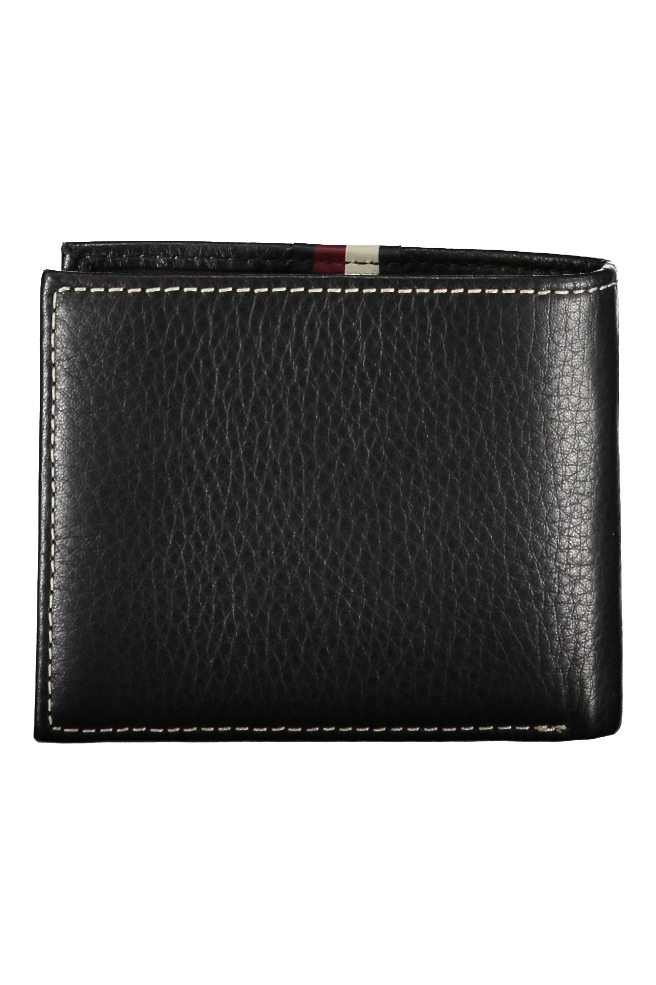 TOMMY HILFIGER MEN'S BLACK LEATHER WALLET TOMMY HILFIGER MEN'S BLACK LEATHER WALLET