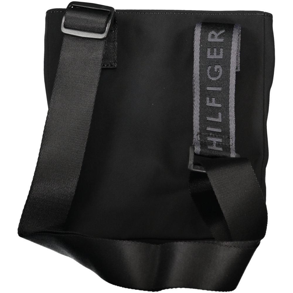 TOMMY HILFIGER MEN'S BLACK SHOULDER BAG