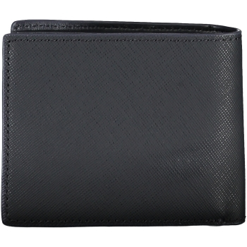 TOMMY HILFIGER NAVY BLUE MEN'S LEATHER WALLET