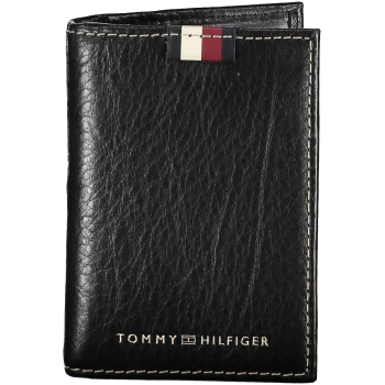 TOMMY HILFIGER MEN'S BROWN LEATHER WALLET TOMMY HILFIGER MEN'S BROWN LEATHER WALLET