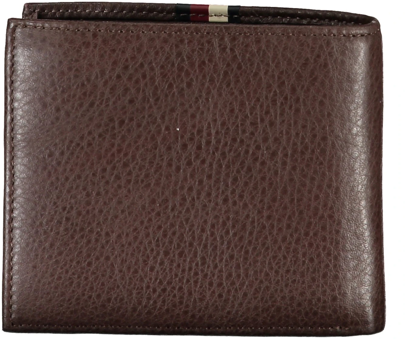 TOMMY HILFIGER MEN'S BROWN LEATHER WALLET TOMMY HILFIGER MEN'S BROWN LEATHER WALLET