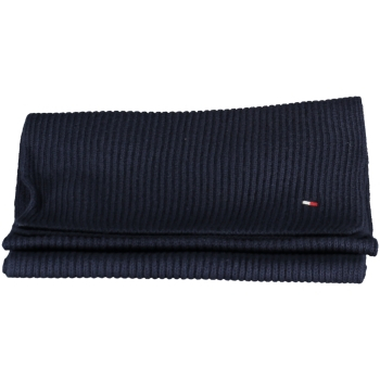 TOMMY HILFIGER MEN'S BLACK LEATHER WALLET