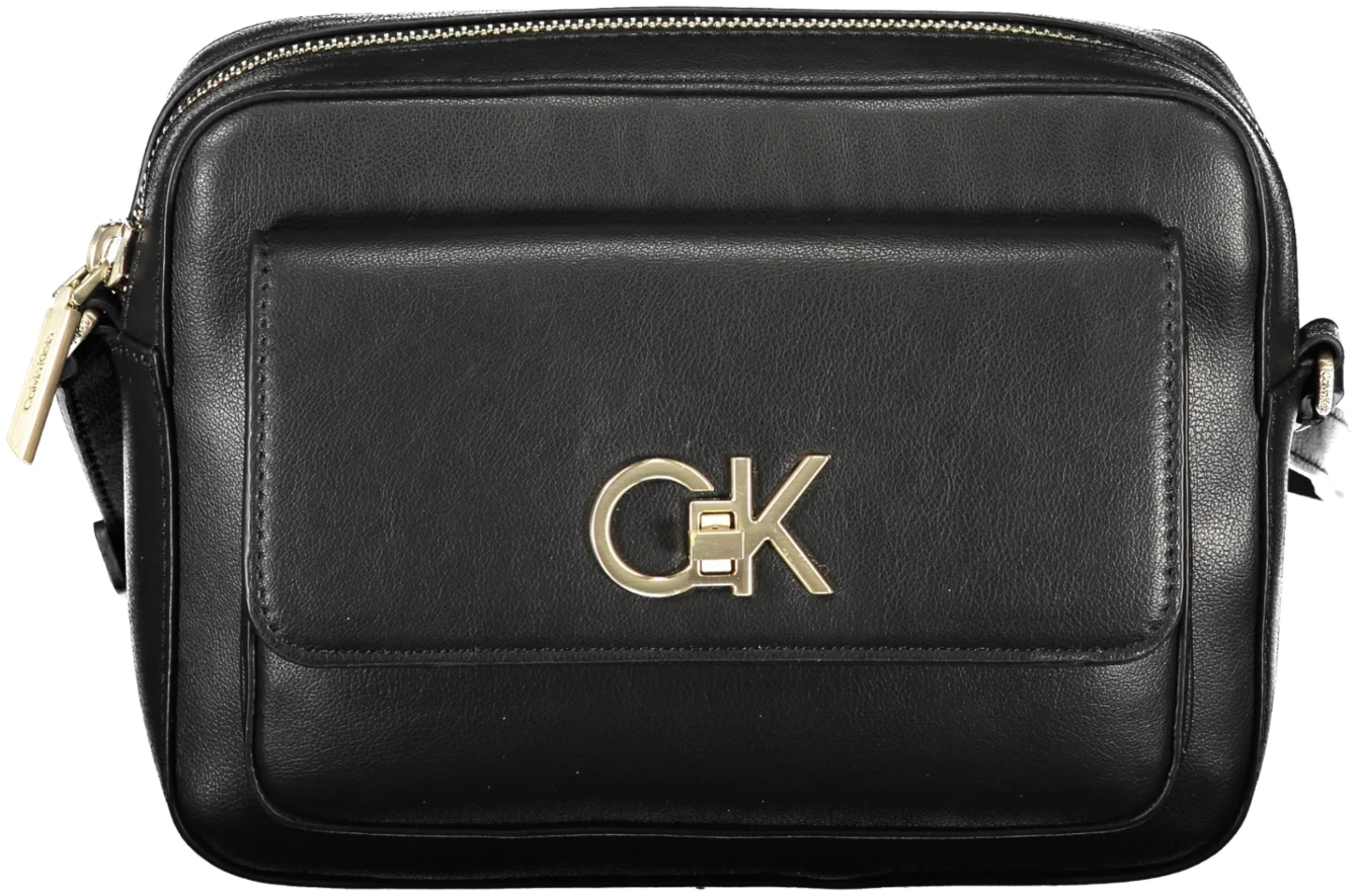 CALVIN KLEIN BLACK WOMEN'S SHOULDER BAG CALVIN KLEIN BLACK WOMEN'S SHOULDER BAG