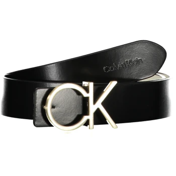 CALVIN KLEIN WOMEN'S BLACK LEATHER BELT