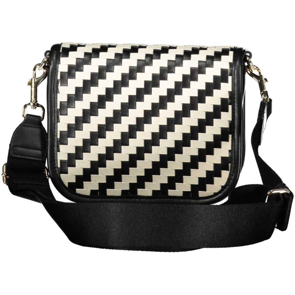 TOMMY HILFIGER BLACK AND WHITE SHOULDER BAG
