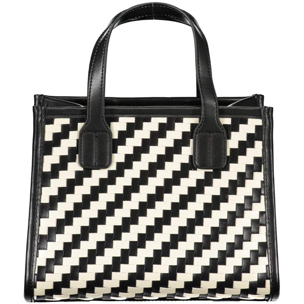 TOMMY HILFIGER BLACK AND WHITE WOMEN'S HANDBAG