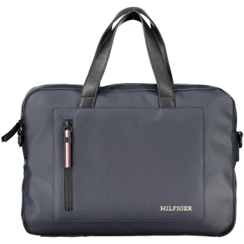TOMMY HILFIGER NAVY BLUE MEN'S BRIEFCASE TOMMY HILFIGER NAVY BLUE MEN'S BRIEFCASE