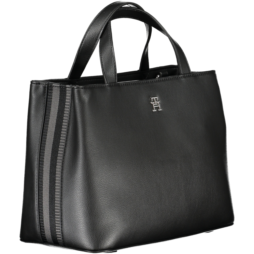 TOMMY HILFIGER BLACK WOMEN'S HANDBAG