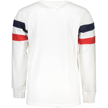 TOMMY HILFIGER MEN'S WHITE LONG SLEEVE T-SHIRT