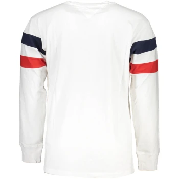 TOMMY HILFIGER MEN'S WHITE LONG SLEEVE T-SHIRT