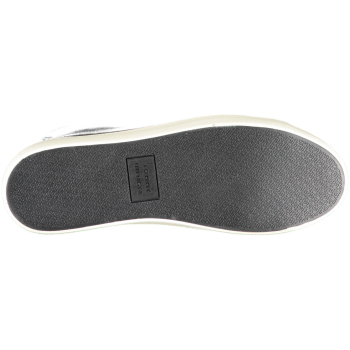 TOMMY HILFIGER BLACK MEN'S LEATHER TRAINERS