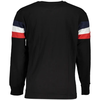 TOMMY HILFIGER MEN'S LONG SLEEVE BLACK T-SHIRT