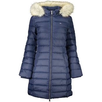 TOMMY HILFIGER NAVY BLUE WOMEN'S LONG JACKET