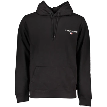 TOMMY HILFIGER MEN'S BLACK HOODIE