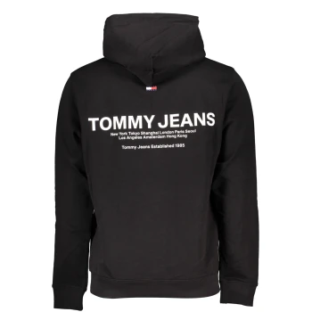 TOMMY HILFIGER MEN'S BLACK HOODIE