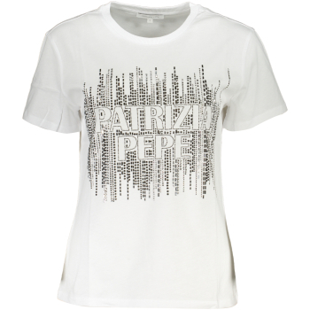 PATRIZIA PEPE WOMEN'S SHORT SLEEVE T-SHIRT WHITE