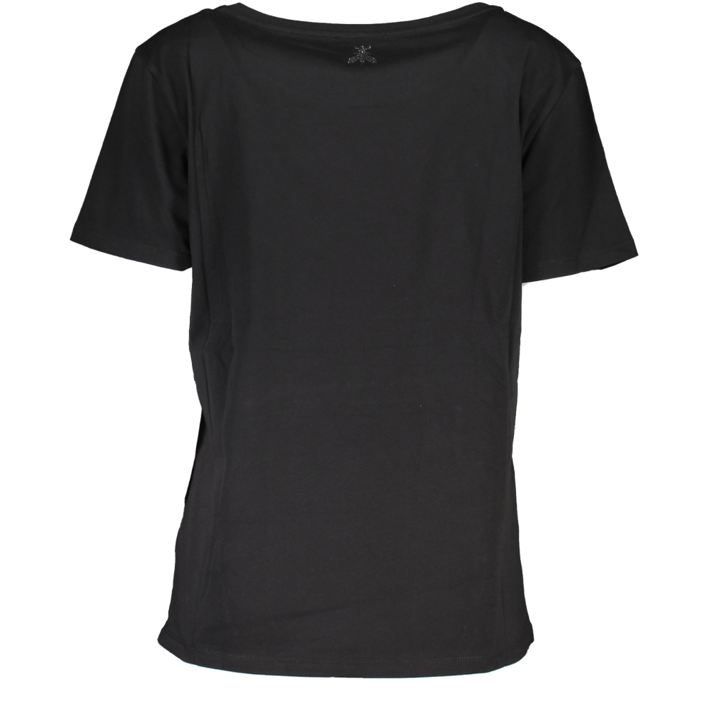 PATRIZIA PEPE WOMEN'S SHORT SLEEVE T-SHIRT BLACK