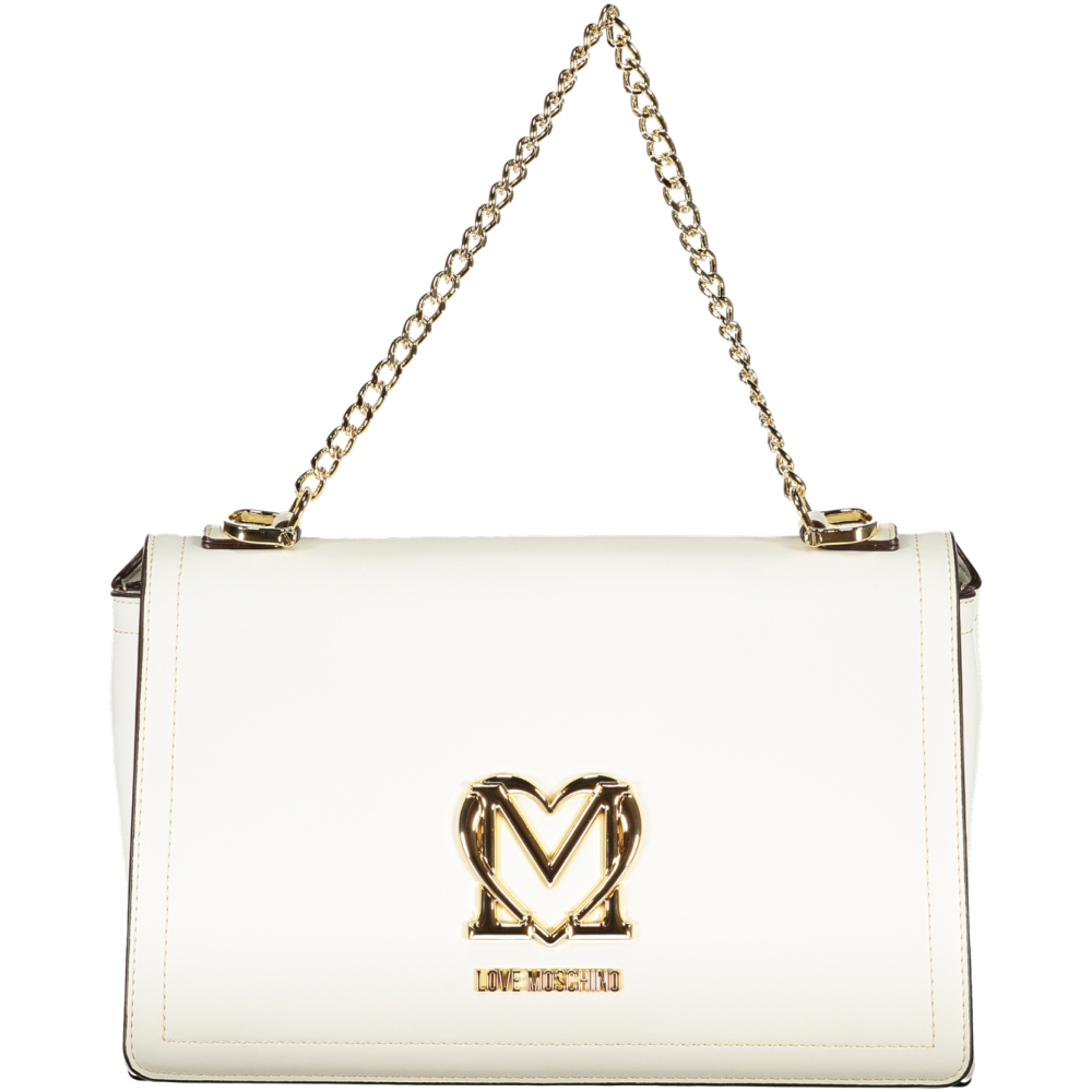 LOVE MOSCHINO WHITE WOMEN'S BAG