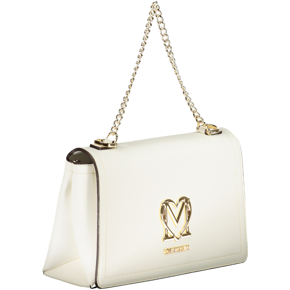 LOVE MOSCHINO WHITE WOMEN'S BAG