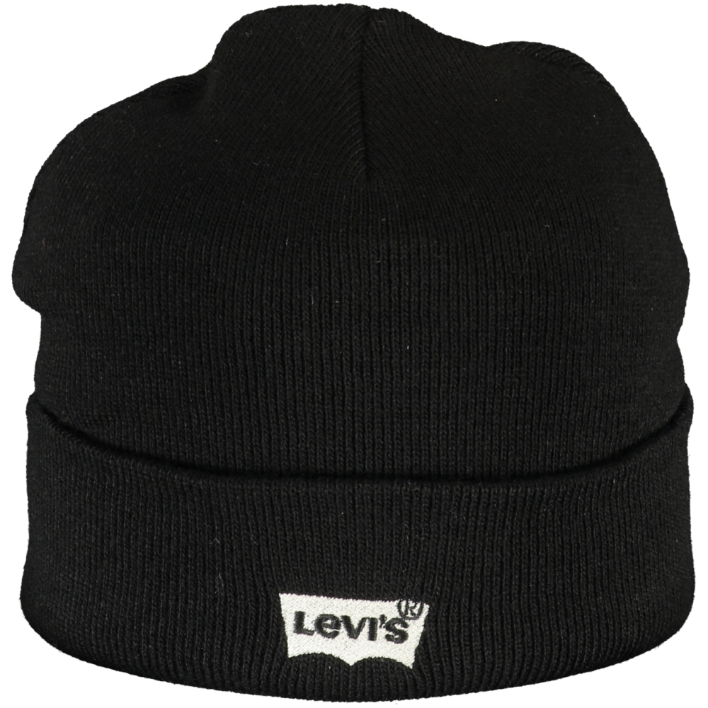 LEVI'S BLACK MEN'S BEANIE