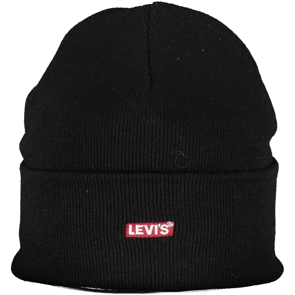 LEVI'S BLACK MEN'S BEANIE