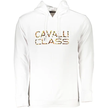CAVALLI CLASS MEN'S WHITE HOODY