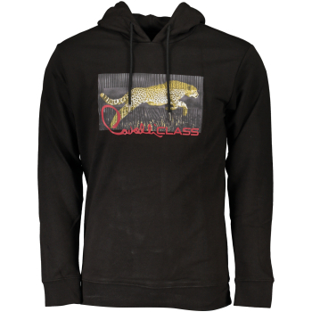 CAVALLI CLASS MEN'S BLACK HOODY
