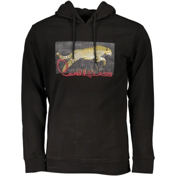 CAVALLI CLASS MEN'S BLACK HOODY