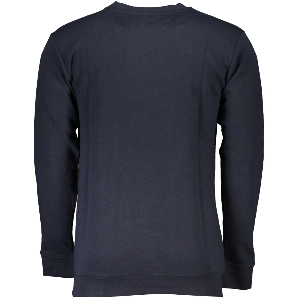CAVALLI CLASS MEN'S NAVY BLUE SWEATSHIRT